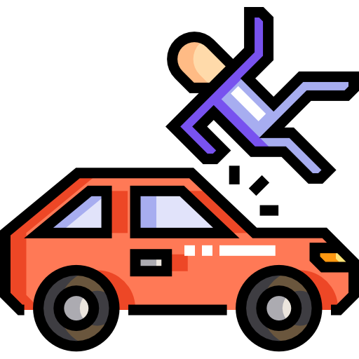 Car accident illustration
